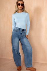 Renley Blue Barrel Jeans