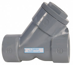 Hayward Check Valve, 2 in, Single, Y, PVC, FNPT x FNPT - YC10200TE