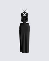 Women's black dress – FINESSE