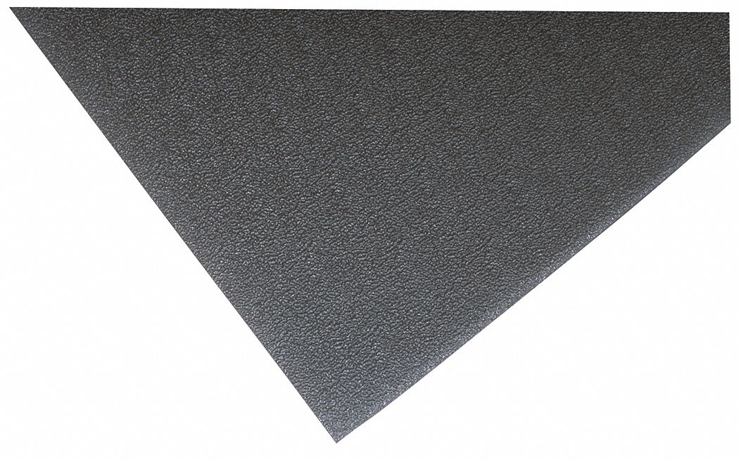 Notrax Antifatigue Mat, PVC Closed Cell Foam, 3 ft x 2 ft, 1 EA - 411S0423BL