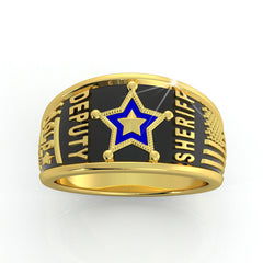 Deputy Sheriff Hold the Line Ring