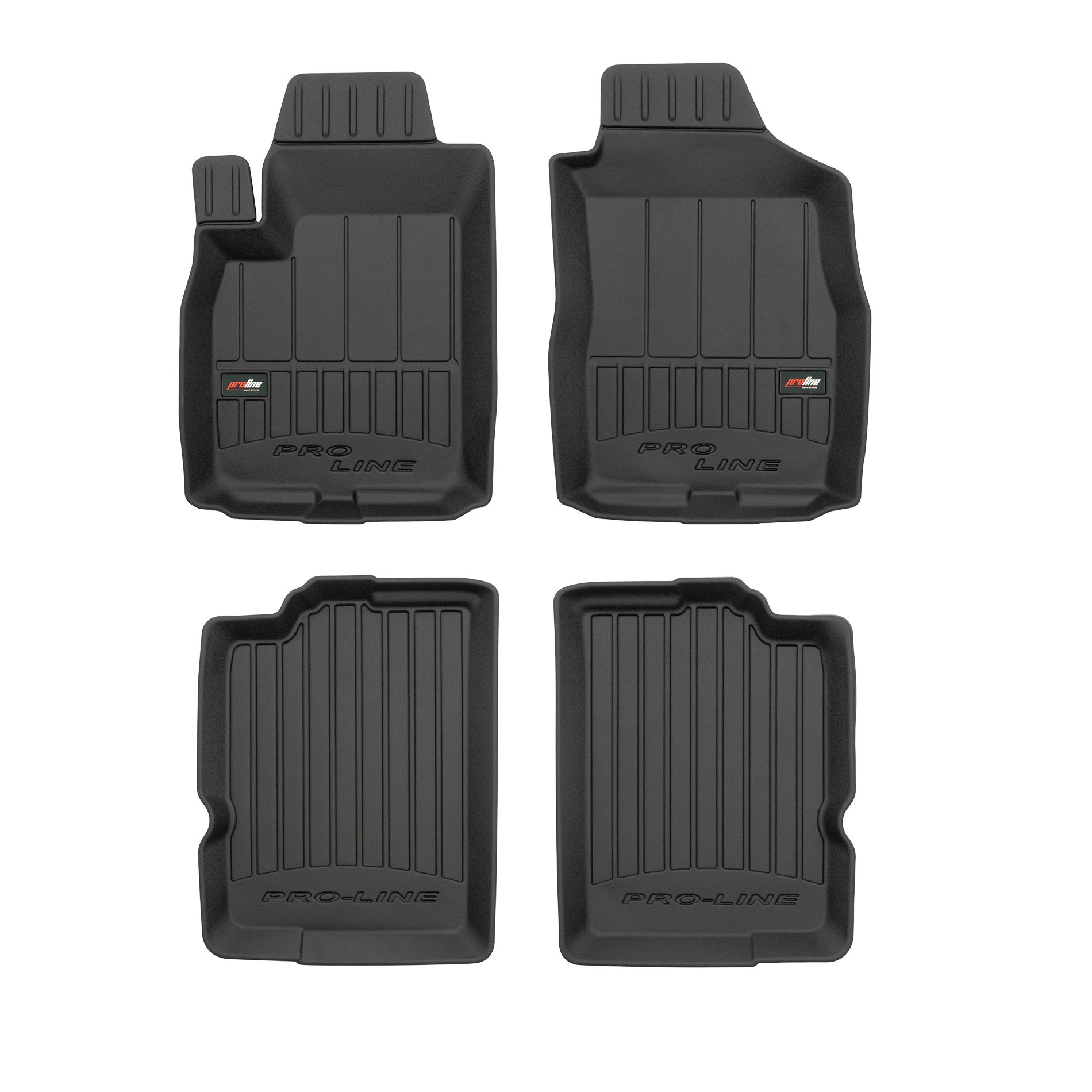 Tapis avec bords relevés Fiat Panda II, fabrication 09.2003 - 12.2012, carrosserie berline #1 - 1