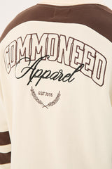Common Need Imperium Rugby Shirt Off White/Brown