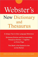 Webster's New Dictionary and Thesaurus