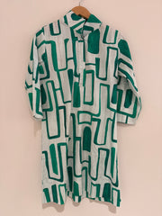 Holly Shae Arden Dress Geometric Jade
