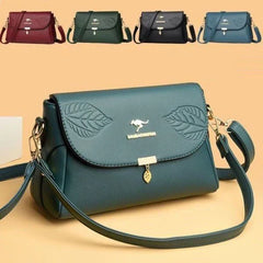 🙋♀️Wykwintne prezenty - nowa modna wielowarstwowa skórzana torba damska👜