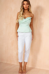 Yolanda White Mom Jeans