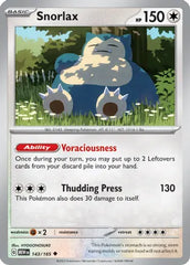 #143 Snorlax 143/165 Uncommon