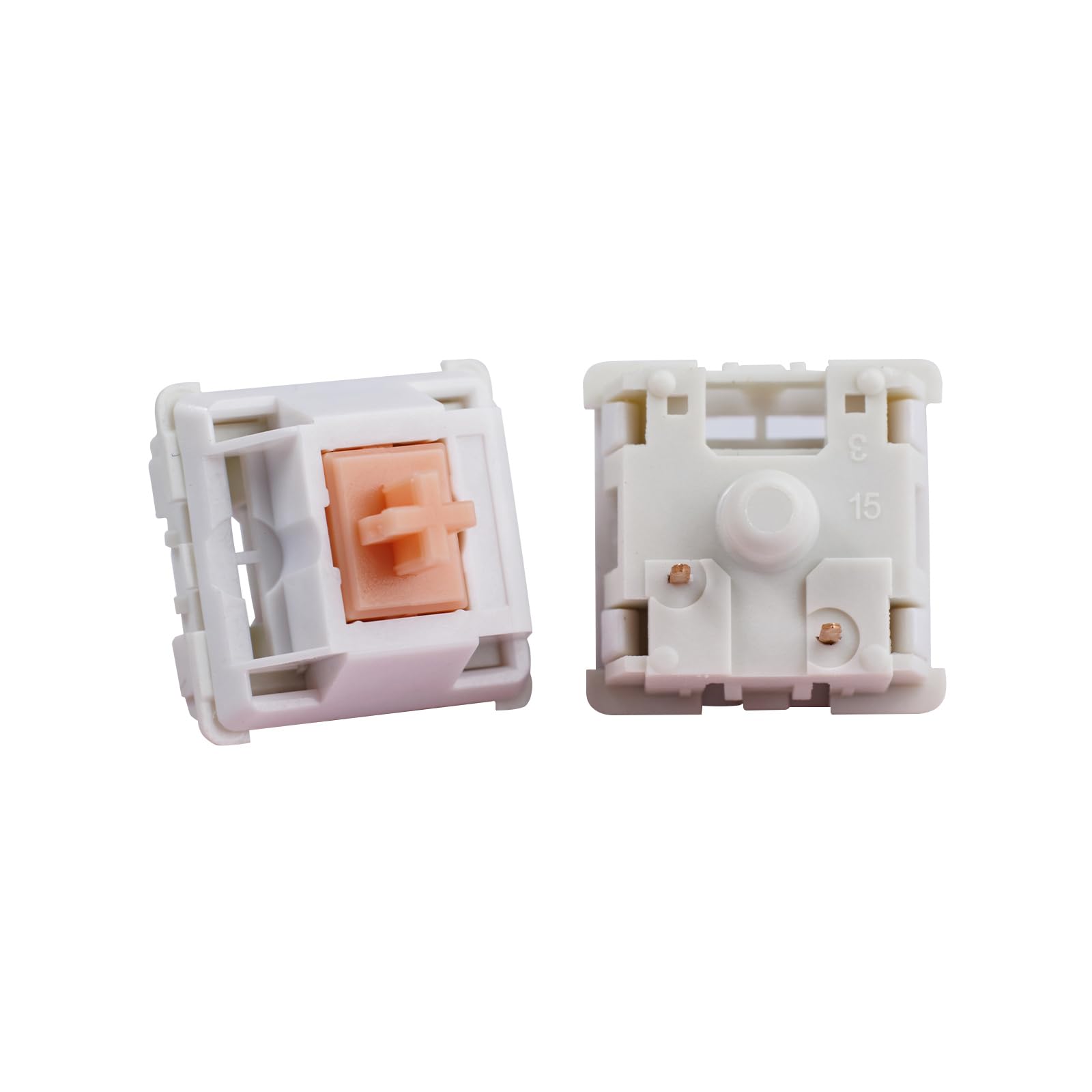 ROZELLA HOME Holy Panda Mechanical Keyboard Switch, 3Pin, 67g Extended Spring, Enhance Tactile Plate Mounted MX Switch(70 Pack)
