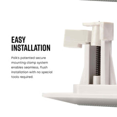 Altavoces de Pared Polk Audio Blanco 6.5 in 2 Vías