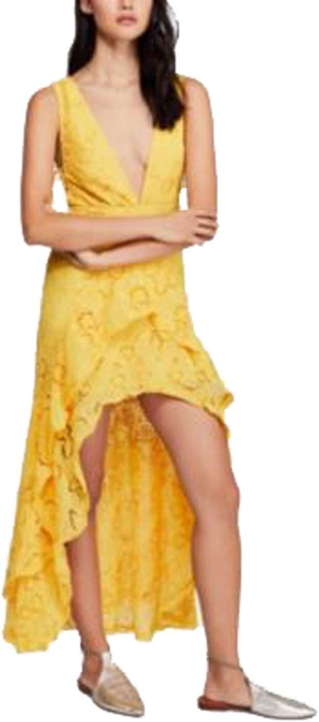 Free People Catalina Plunging High-Low Dress