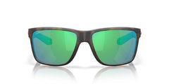 Costa Man Sunglasses Matte Tortoise Frame, Green Mirror Lenses, 58MM
