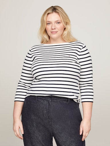 T-shirts lange mouw blauw Tommy Hilfiger