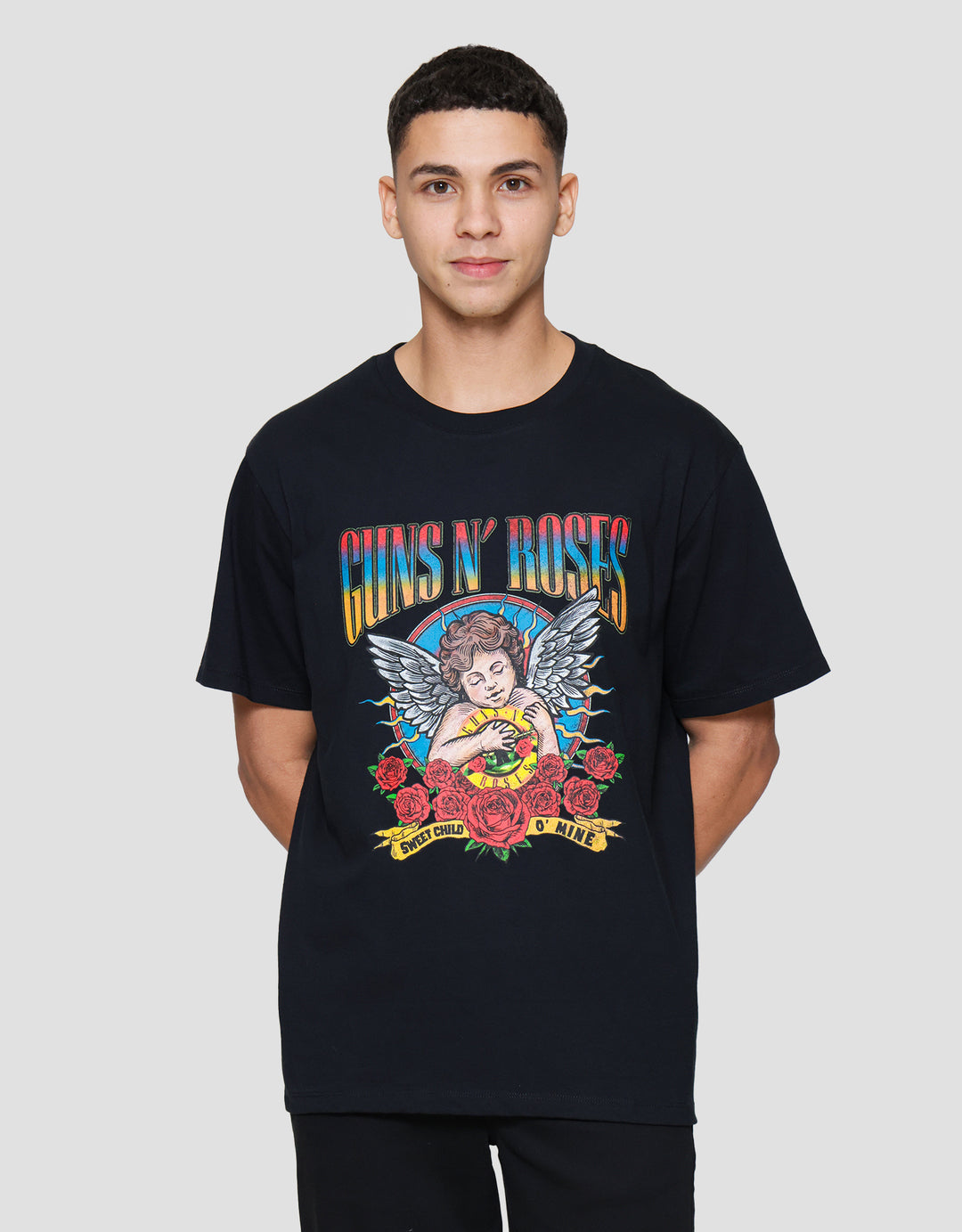 Aos Universal Music Theme Rock Star Guns N' Roses Kaos Pria