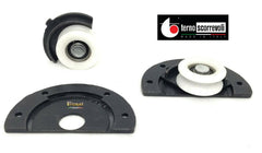 Kit per ante scorrevoli sovrapposte Terno art. 639 + 650 portata Kg.40 foro 35