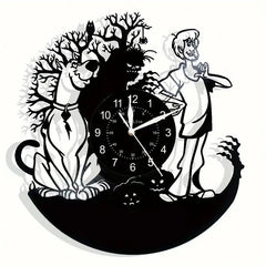 Scooby Doo Vinyl Record Wall Clock Gift Surprise Ideas Friends Decor Wall Art