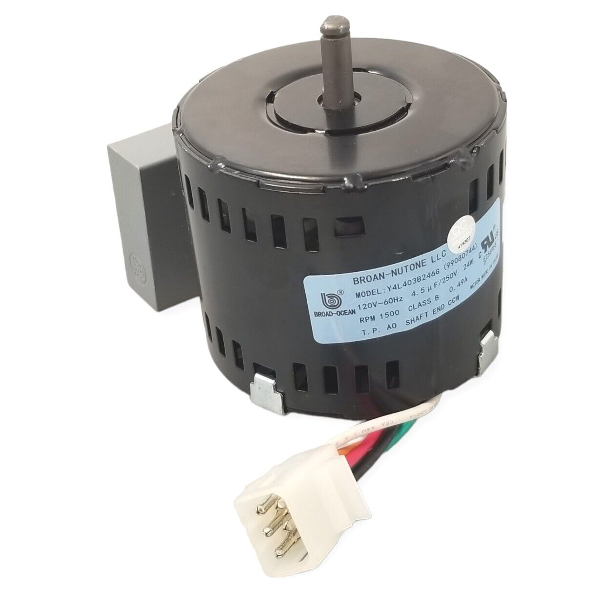 New Genuine OEM Replacement for Broan Range Hood Fan Motor 99080744