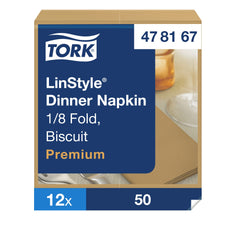 Tork LinStyle® Serviette Dinner bistre