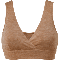 Merino Wool Bra Brown Melange