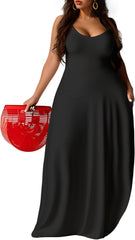UOUA Hawaiian Dresses Women Plus Size Luau Party Sundress Summer Maxi Tropical Boho Beach Dress