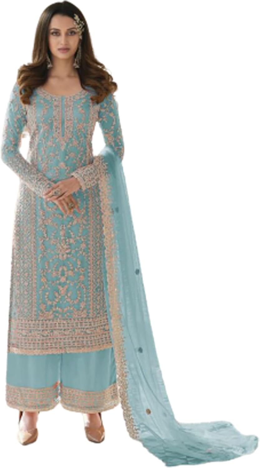 Pakistani Designer Shalwar Kameez Suits Indian Women's Wear trouser Pant with Dupatta Dresses