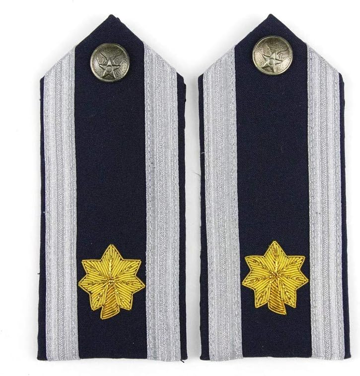 Pair of USAF Mess Dress Hard Shoulder Boards, Major