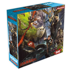 How to Train Your Dragon 500 Piece Jigsaw Puzzle (8x8 Box) – 3 PC PPK ($7.95 each)