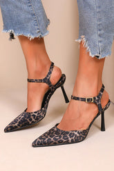 Genesis Leopard Print Court Heels