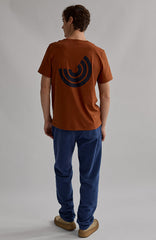 TWOTHIRDS Cookstown t-shirt umber orange van o.a. bio katoen voor mannen | Sophie Stone