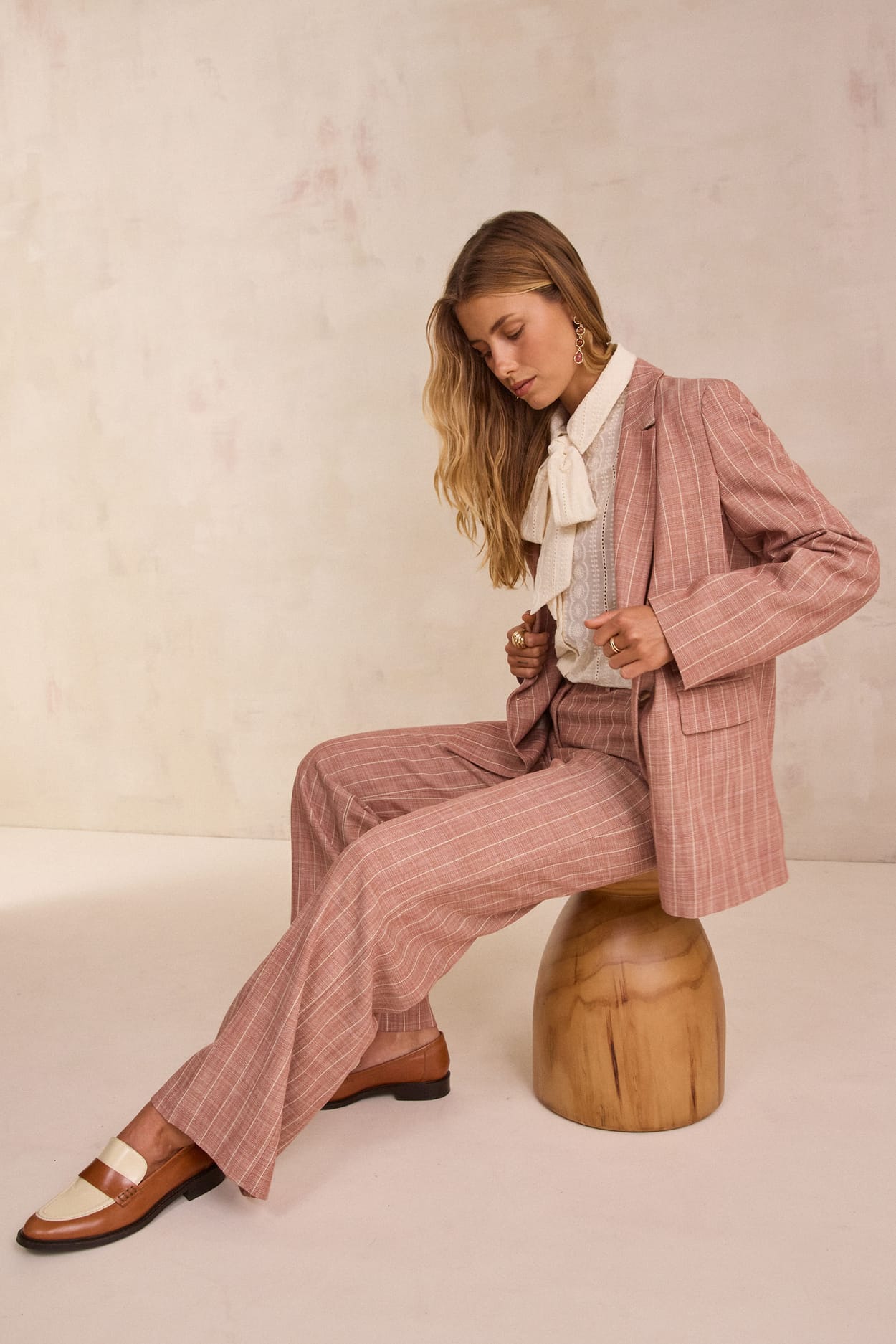 FERGUSON TOMETTE STRIPED TROUSERS
