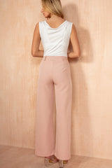 Joy White Slinky Wrap Bodysuit