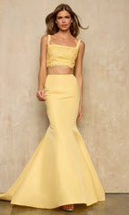 Sherri Hill 57623 - Embroidered Bodice Two-Piece Dress Prom Dresses