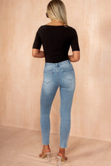 Veyda Black Boat Neck Top