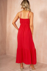 Tessa Cherry Cotton Cami Dress