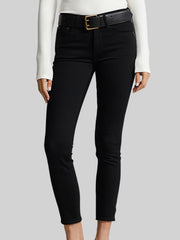 Image for Women's Plain Skinny Jeans,Black
