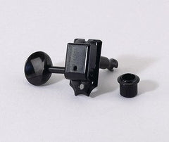 Gotoh TK0880003 Gotoh Vintage Style 6Inline Tuning Keys with Black Finish 1