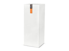 Capi Europe Bloempot rechthoek Terrazzo - 35x35x78 - Wit
