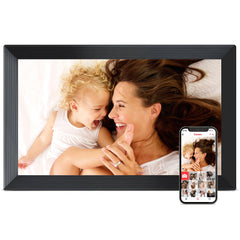 Digital Picture Frame, Frameo 15.6 inch Large Digital Photo Frame WiFi, 1920 * 1080 IPS FHD Touchscreen, 32GB Storage, Instant Share Photo Video, Gift for Mom