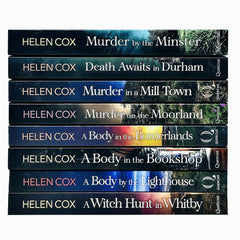 The Kitt Hartley Yorkshire Mysteries 8 Books Collection Set by Helen Cox (A Body by the Lighthouse, Murder by the Minster, A Body in the Bookshop, Murder on the Moorland, Death Awaits in Durham, A Witch Hunt in Whitby, A Body in the Borderlands, )