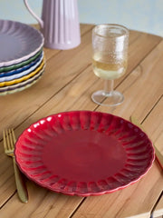 Bord aardewerk rood Latina 27cm
