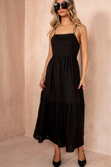 Joanna Black Linen Dress