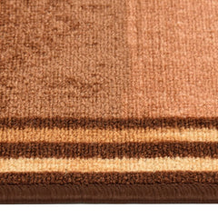 vidaXL Käytävämatto geelipohja tiilikuvio beige 67x120 cm