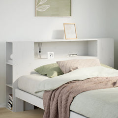 Hodegavl med oppbevaring hvit 150 cm heltre furu