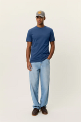 Nørregaard Contrast T-shirt Dark Denim Blue