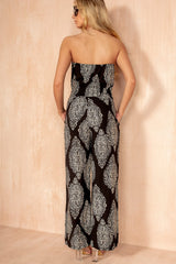 Elle Black Strapless Jumpsuit