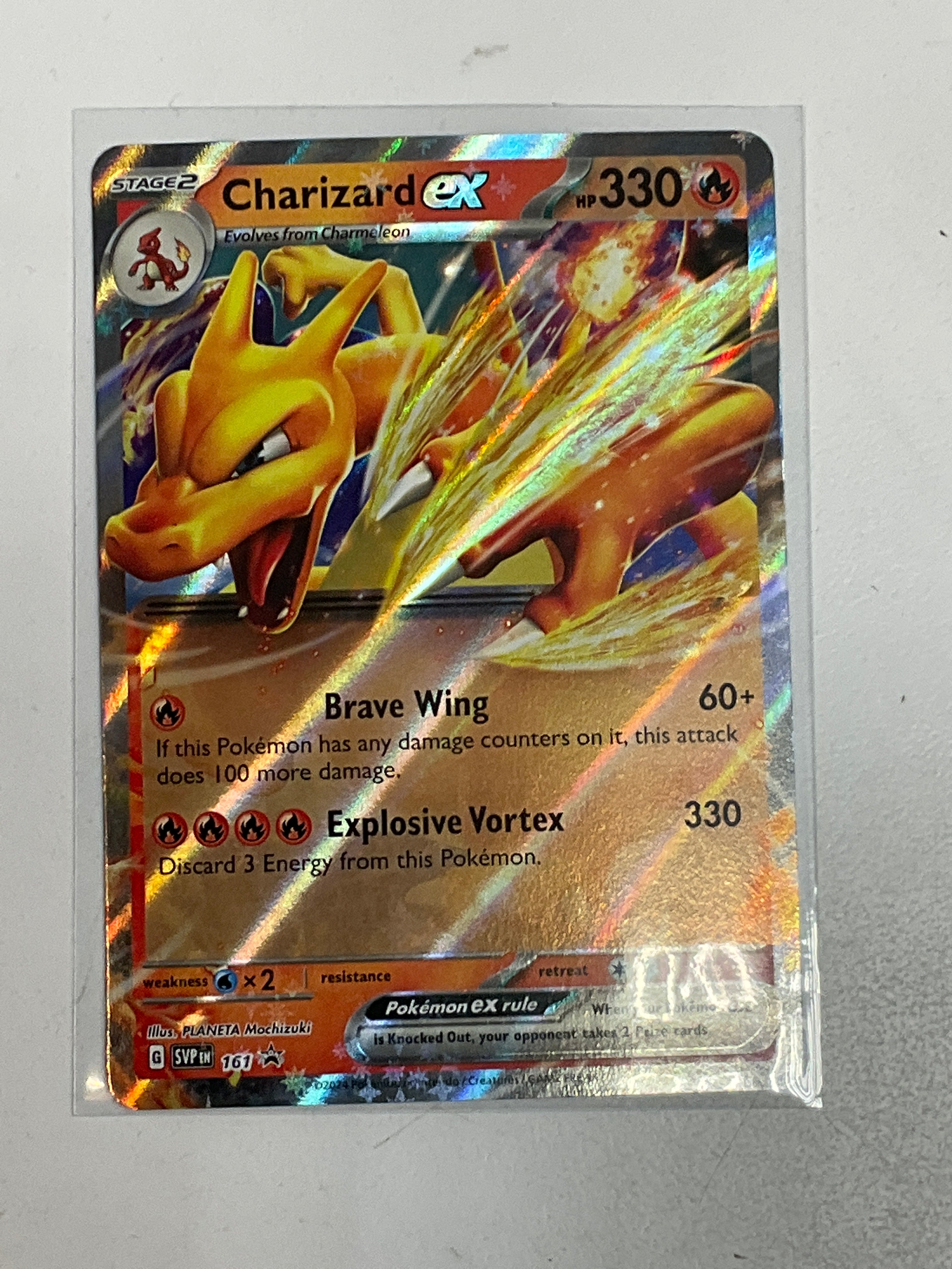 Pokémon TCG Charizard EX 161 Scarlet & Violet Promo Card NM