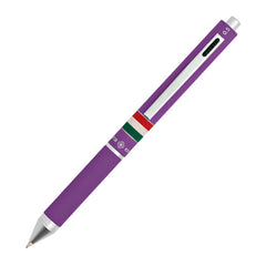 OSAMA - OD 1024ITG-1 VI - Penna a sfera a scatto multifunzione - fusto viola gommato Italia - Osama