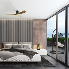 Plafonnier ventilateur NEMO blanc S Mantra 9050