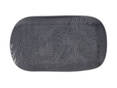 MW Panama Oblong Platter 39x23cm Grey Gift Boxed