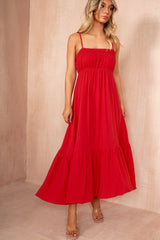 Tessa Cherry Cotton Cami Dress